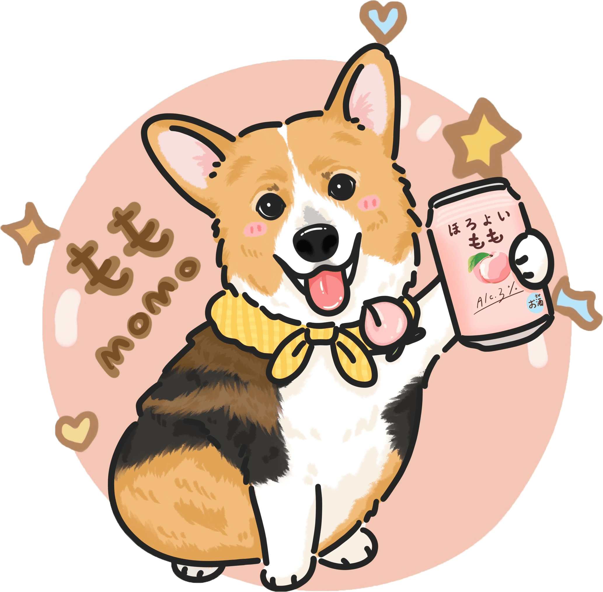 Pet Food Trace Mascot Momo